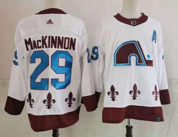 MacKinnon Colorado Avalanche White