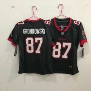Kids New England Patriots Gronkowski Black Retro Jersey