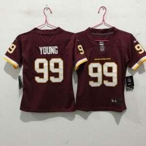 Kids Carolina Panthers Young Brown Retro Jersey