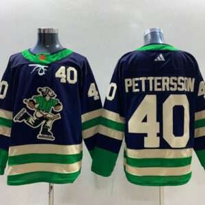 Pettersson Vancouver Canucks Blue White Stitched Jersey