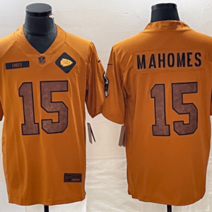 Patrick Mahomes Kansas City Chiefs Mustard Yellow Jersey