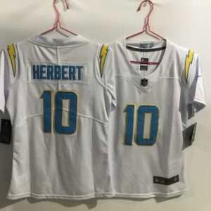 Kids Los Angeles Chargers Herbert White Retro Jersey