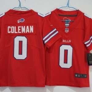 Kids Buffalo Bills Coleman Red Retro Jersey