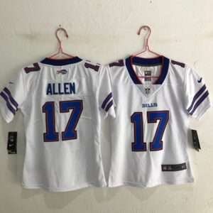Kids Buffalo Bills Allen White Retro Jersey