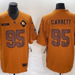 Myles Garrett Cleveland Browns Mustard Yellow Jersey