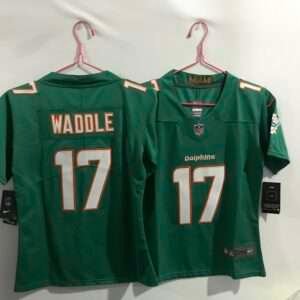 Kids Miami Dolphins Waddle Green Retro Jersey