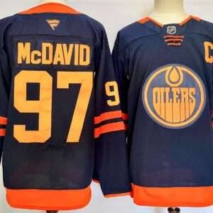 Edmonton Oilers Stitched Jersey