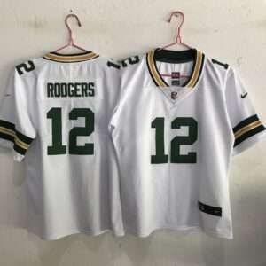 Rodgers White Retro Jersey