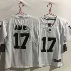 Kids Oakland Raiders Adams White Retro Jersey
