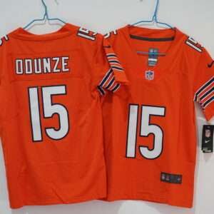 Kids Chicago Bears Odunze Orange Retro Jersey
