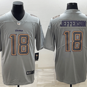 Justin Jefferson Minnesota Vikings Grey Jersey