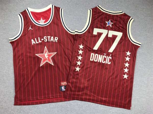 Kids All Star Doncic Red Jersey