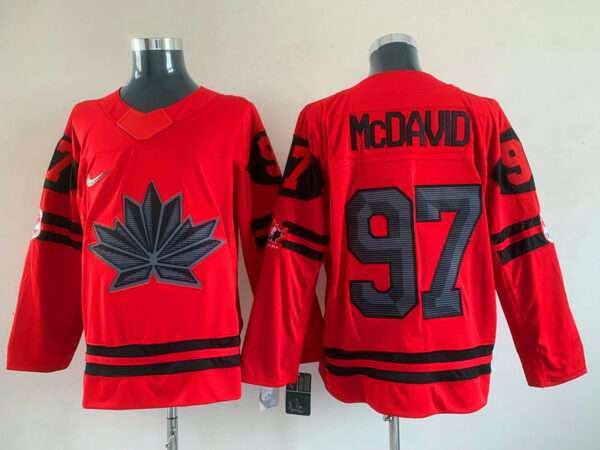 McDavid Edmonton Oilers Red Jersey