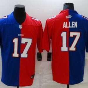 Josh Allen Buffalo Bills Half And Half Jersey