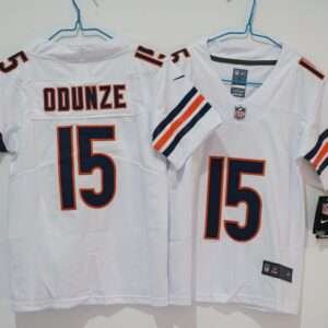 Kids Chicago Bears Odunze White Retro Jersey