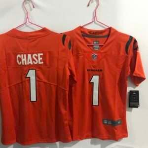 Kids Cincinnati Bengals Chase Orange Retro Jersey