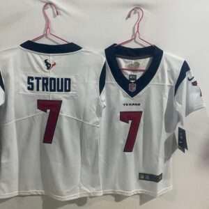 Kids Houston Texans Stroud White Retro Jersey