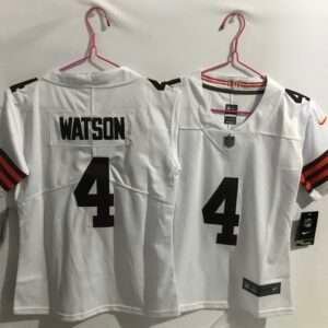 Kids Cleveland Browns Watson White Retro Jersey