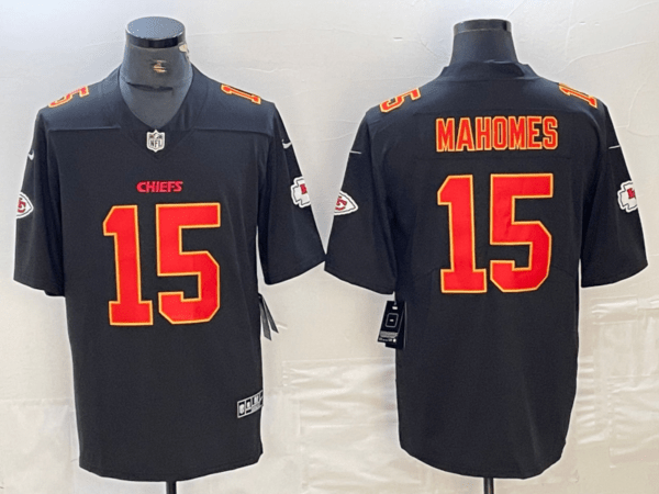 Patrick Mahomes Kansas City Chiefs Black Jersey