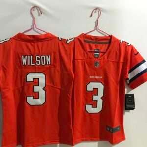 Kids Denver Broncos Wilson Orange Retro Jersey
