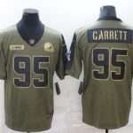 Myles Garrett Cleveland Browns Army Green Jersey