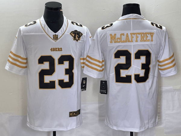 Christian McCaffrey San Francisco 49ers White Jersey