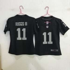 Kids Oakland Raiders Ruggs Black Retro Jersey