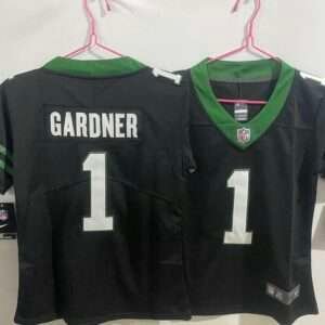 Kids New York Jets Gardner Black Retro Jersey