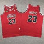 Bulls Jordan Final Edition Red Jersey