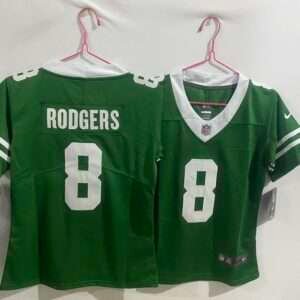 Kids New York Jets Rodgers Green Retro Jersey