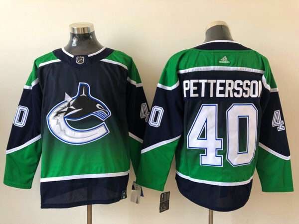 Pettersson Vancouver Canucks Blue Green Jersey