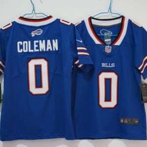 Kids Buffalo Bills Coleman Blue Retro Jersey